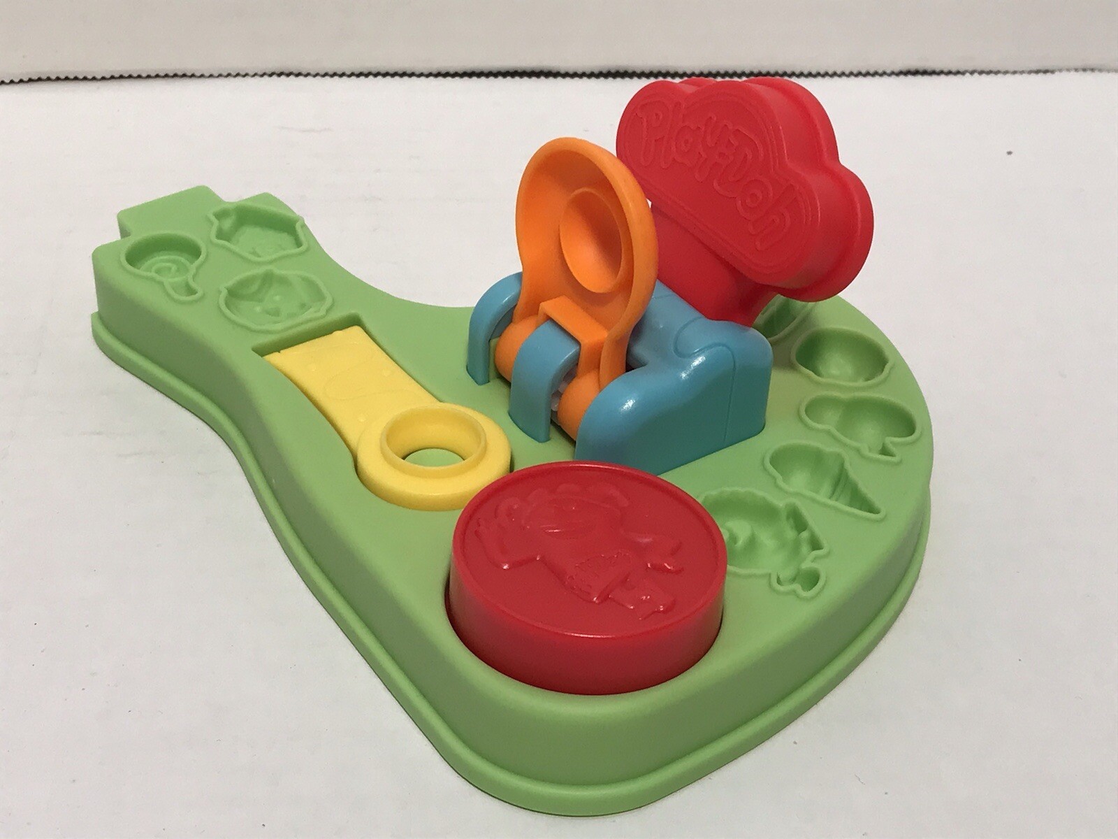 2013 Play Doh Orange Can Guy Green Base Launcher