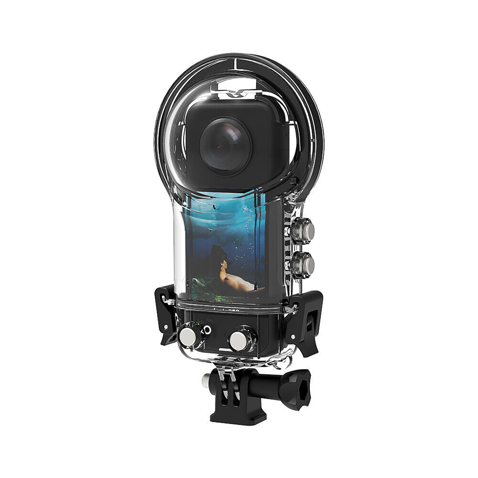 Waterproof Case Panoramic Camera Diving Case Protective Frame for Insta360 X3