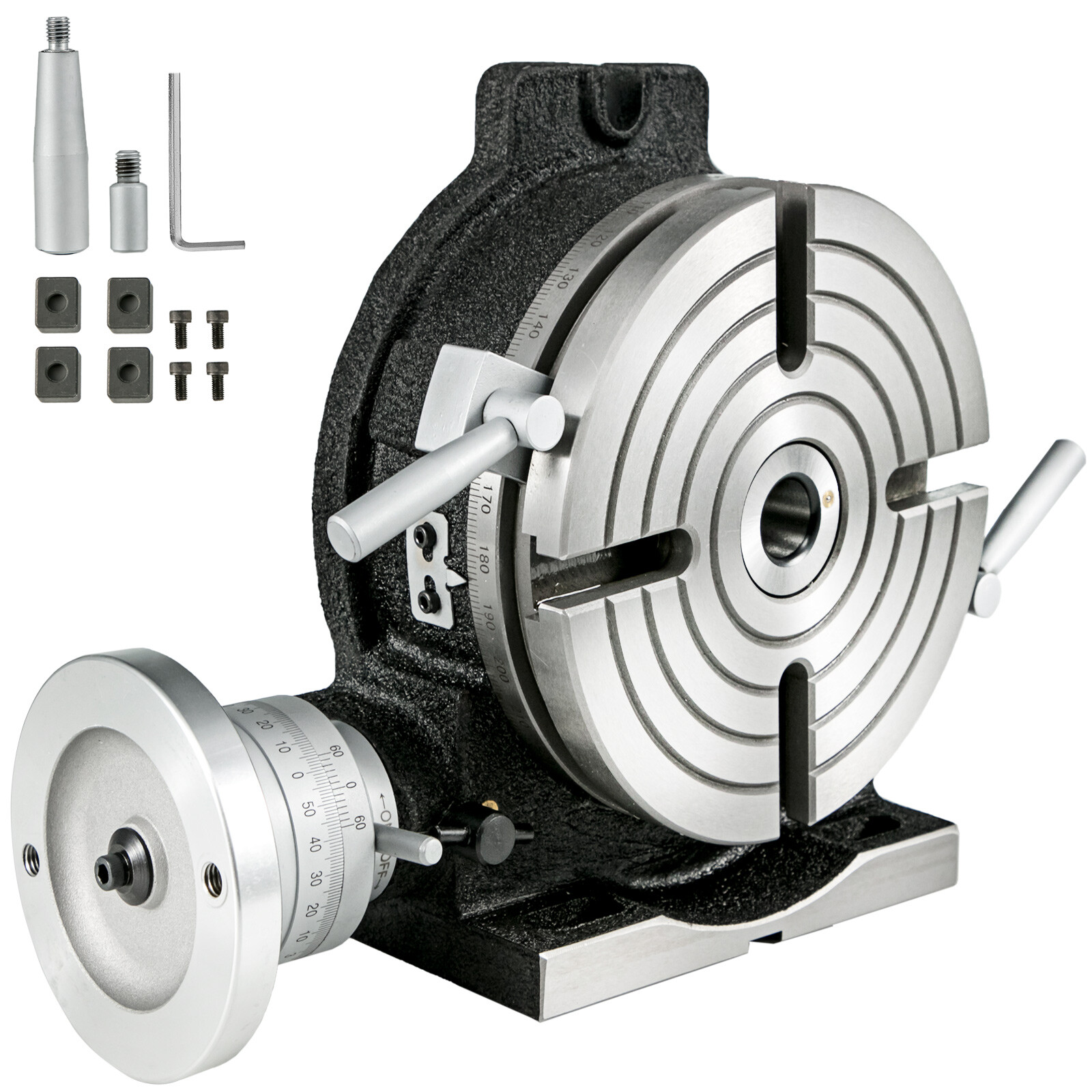 VEVOR 8" Precision Horizontal and Vertical Rotary Table