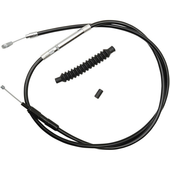 74" Black Vinyl Clutch Cable For 87-06 Harley Dyna Softail FLT FLHR FXD 49368