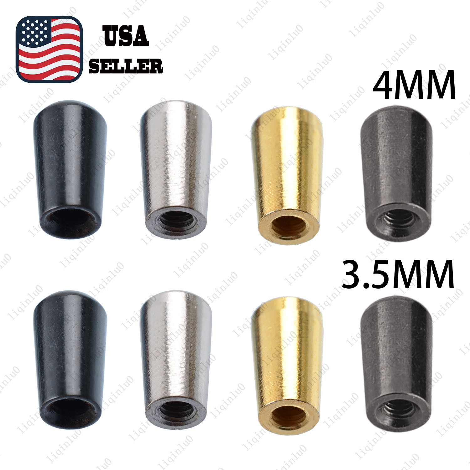 Copper 3 Way Toggle Switch Knob Tip Cap For LP EPI Electric Guitar 4 Colors