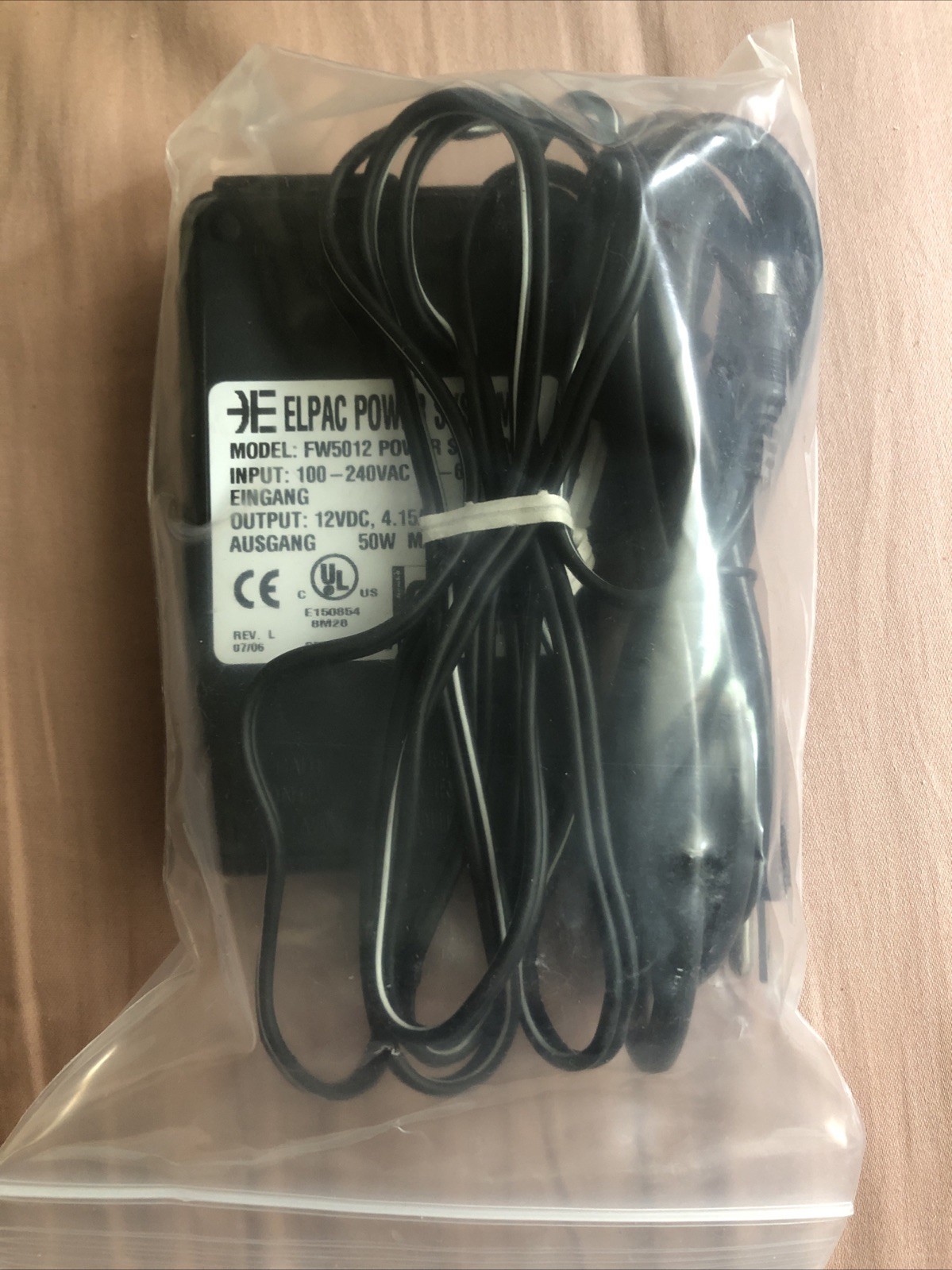 AMG Thermo Evos Invitrogen Microscope Power Supply 12VDC 4.15A OEM
