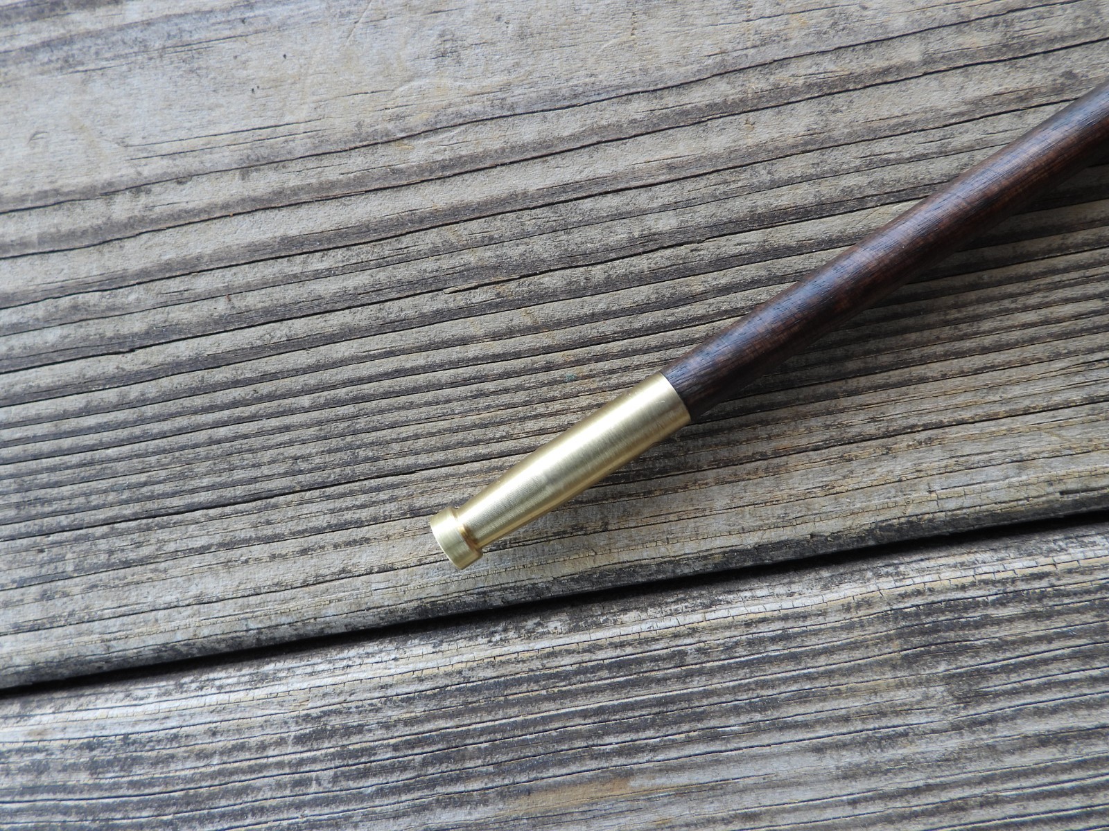 Pedersoli Kentucky Pistol Ramrod Solid Hickory With Brass Threaded Ends (Late)