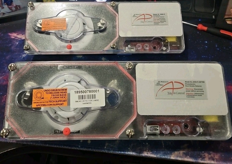 APC SL-2000-P Photoelectric Duct Smoke Detector 2 Units X $90.00