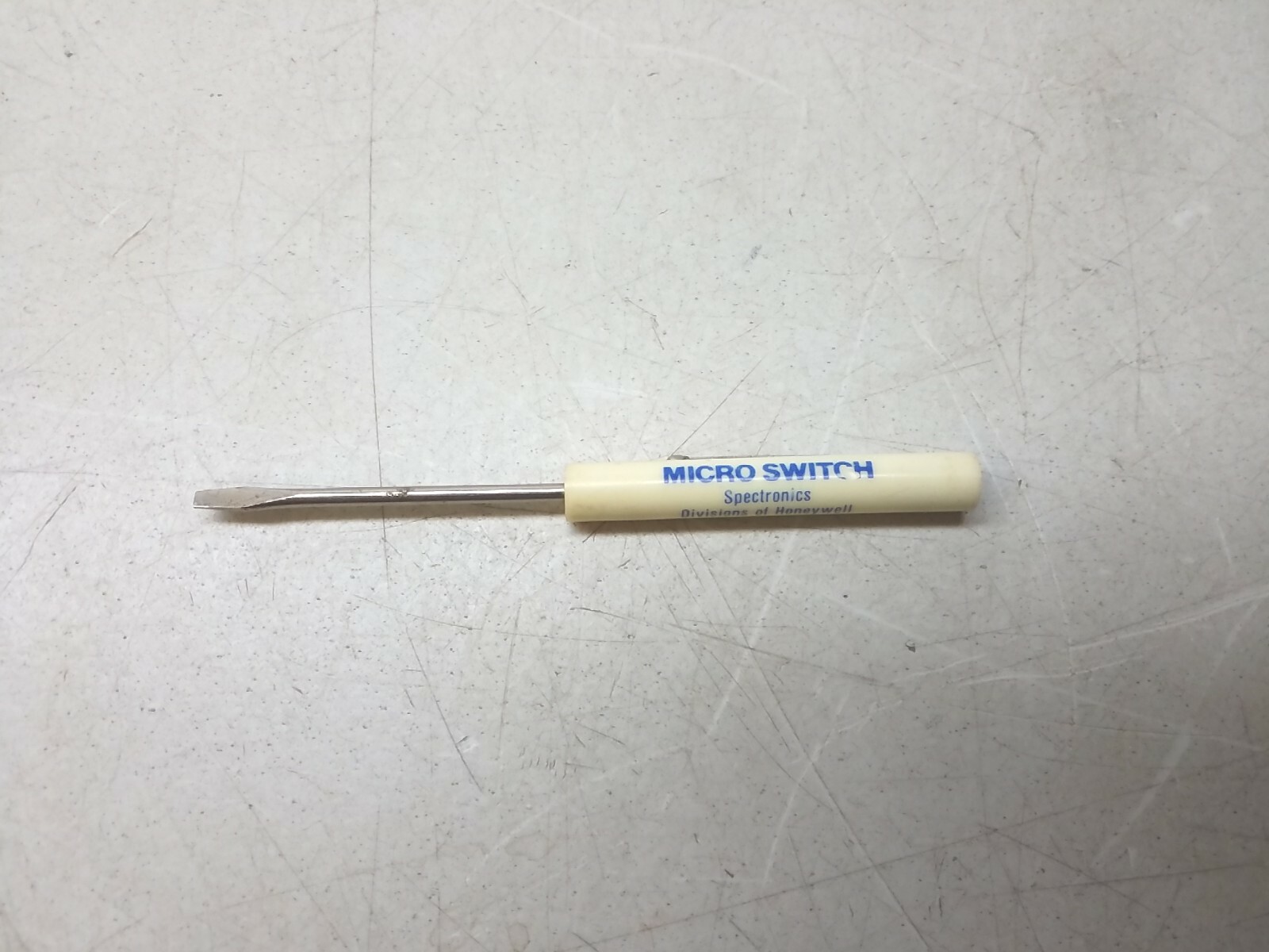 Vintage Advertising Micro Switch Spectronics Flathead Screwdriver Honeywell USA
