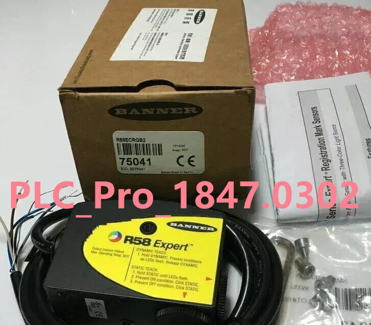 1PCS New BANNER R58ECRGB2 Photoelectric Sensor  Fast delivery