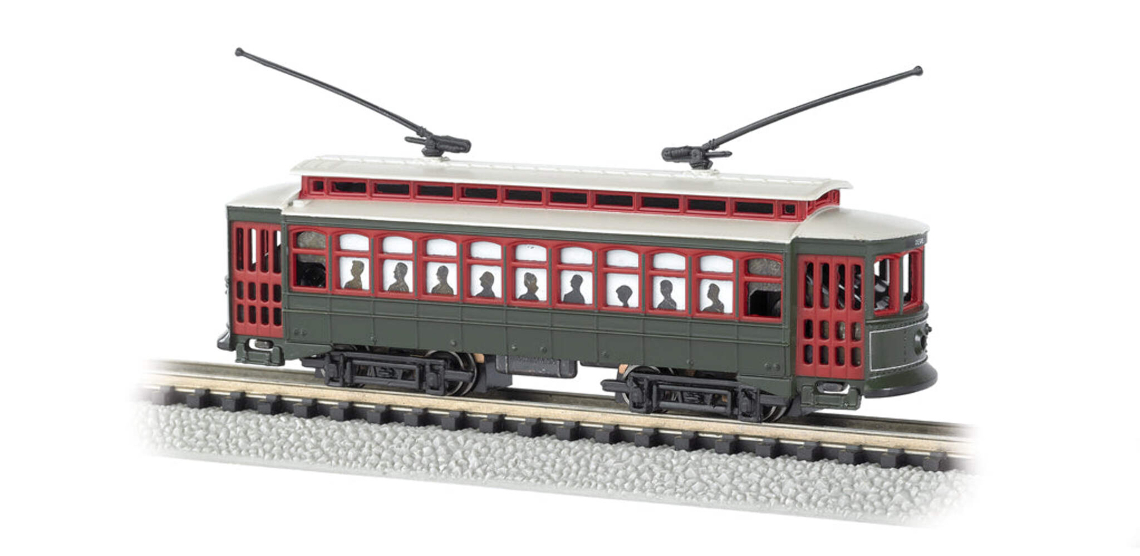 Bachmann 61086 N Scale Brill Trolly - New Orleans Desire St.