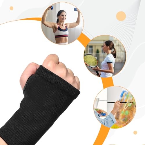 Palm Brace Wrist Support Sleeves Compressa Wrist Sleeve Hand Sleeves for Women