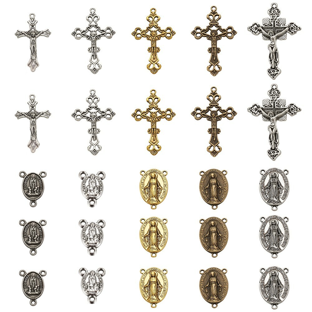 1 Box Tibetan Rosary Center Pieces Pendants Alloy Chandelier Components Links