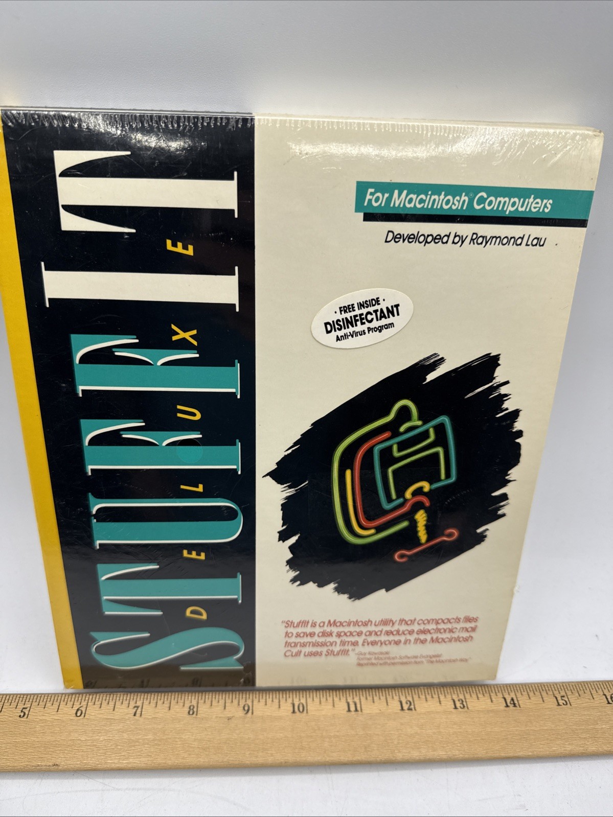 StuffIt Deluxe Aladdin Systems Compression Solution For Macintosh 1990 VINTAGE