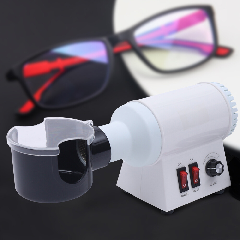 Hot Air Optical Eyeglasses Frame Warmer Frame Heater Temperature Adjustable 110V