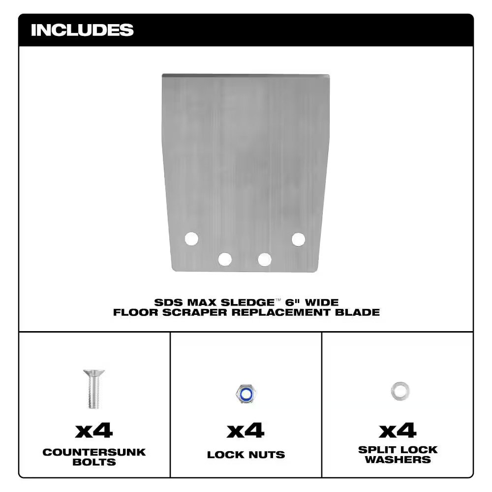 SDS Max Floor Scraper Replacement Kit