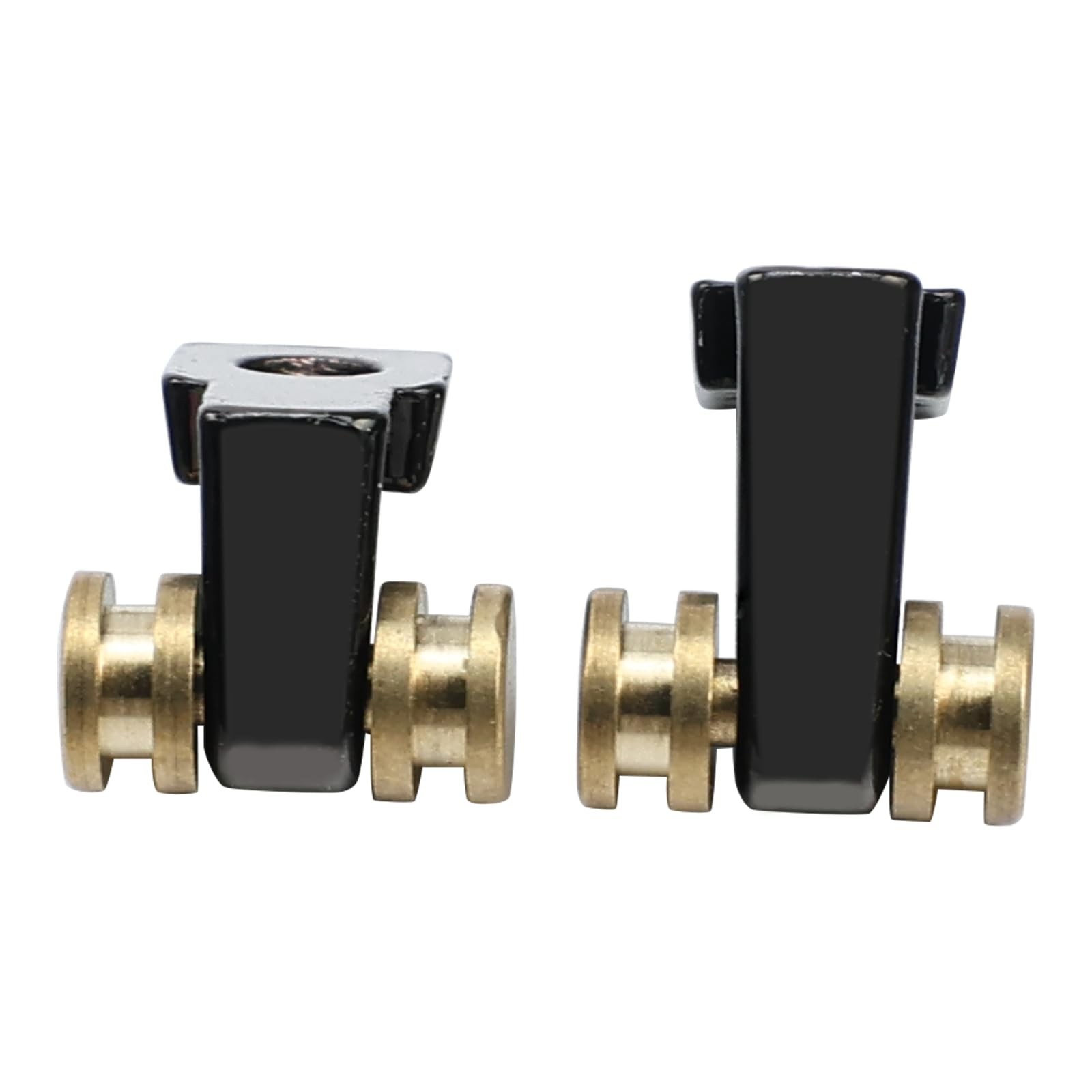 OVSAL Pack of 2 Brass Roller String Retainer for Electric Guitar String Tree ...