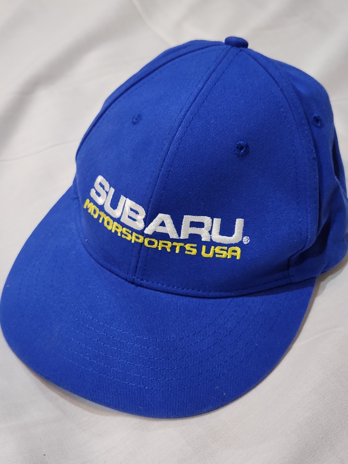 SUBARU MOTORSPORTS USA Blue Hat - Quake City Caps Headwear Snapback