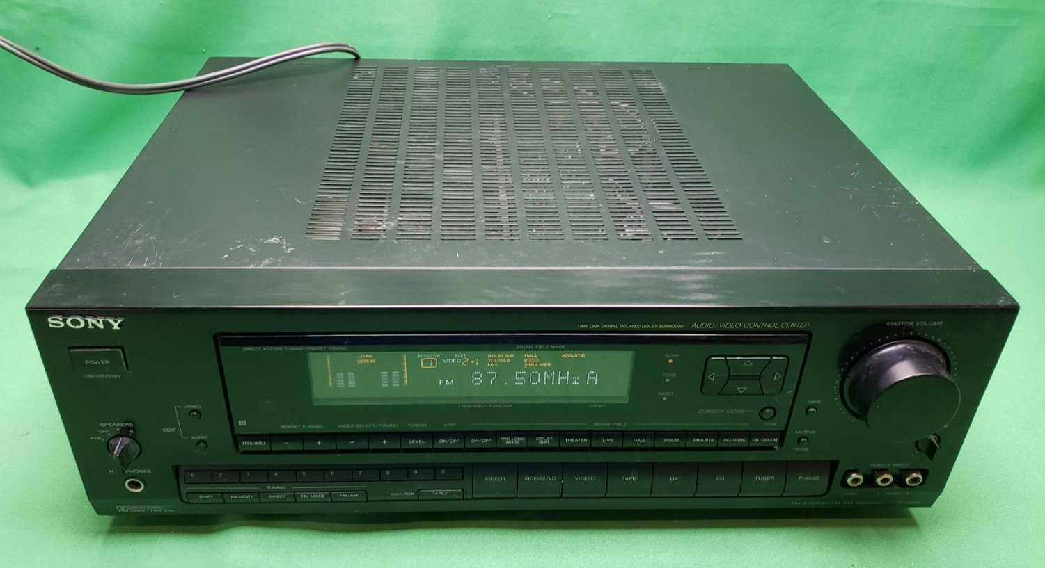 Vintage Sony STR-D990 Stereo Surround Sound Receiver | Tested Works | No Remote