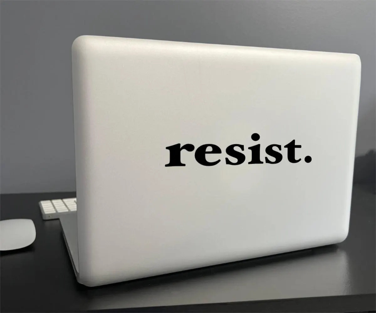 RESIST Vinyl Decal – Political Activism Sticker