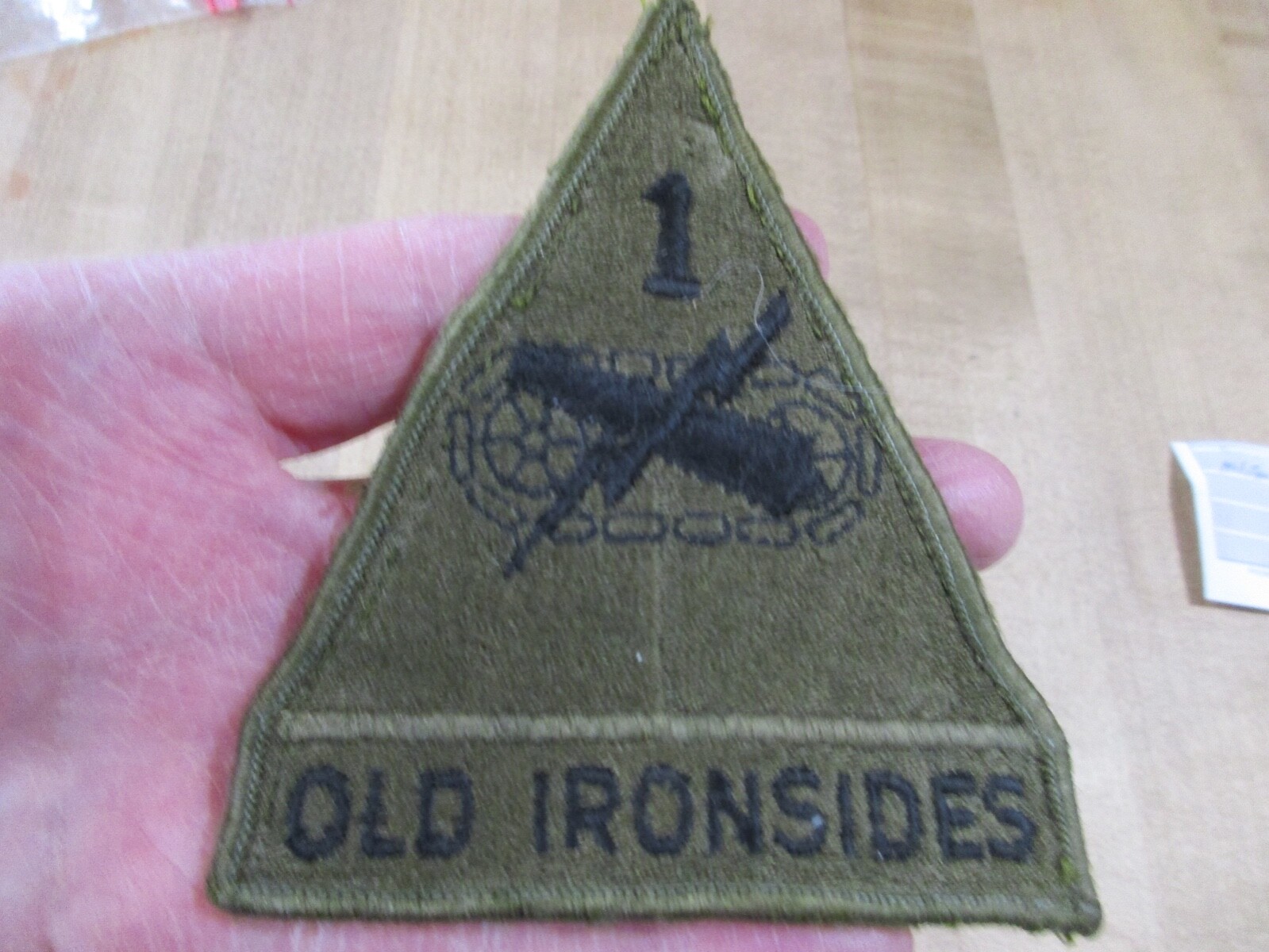Vintage Old Ironsides Army 1st Division Patch Viet Nam  (r)