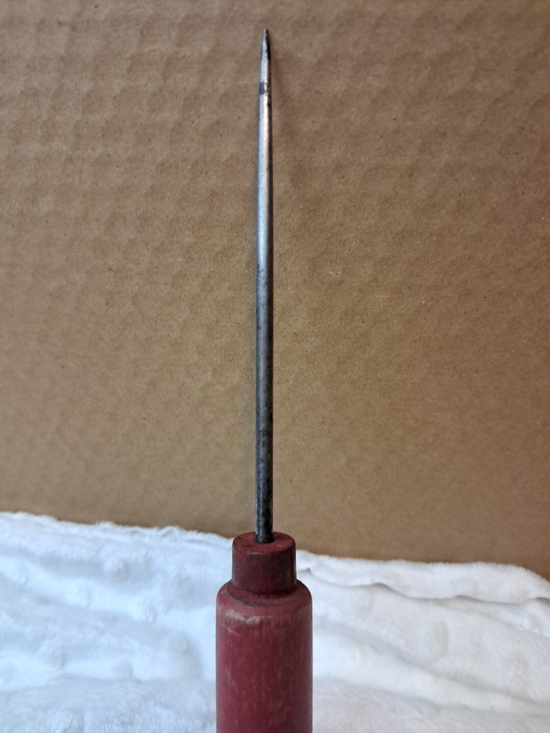 Wooden Handle Ice Pic Vintage