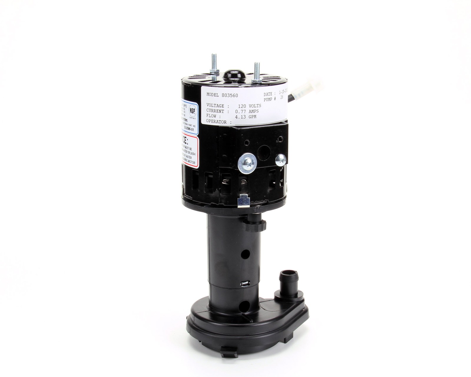 Scotsman Pump Water 12-2586-21 - Free Shipping + Geniune OEM