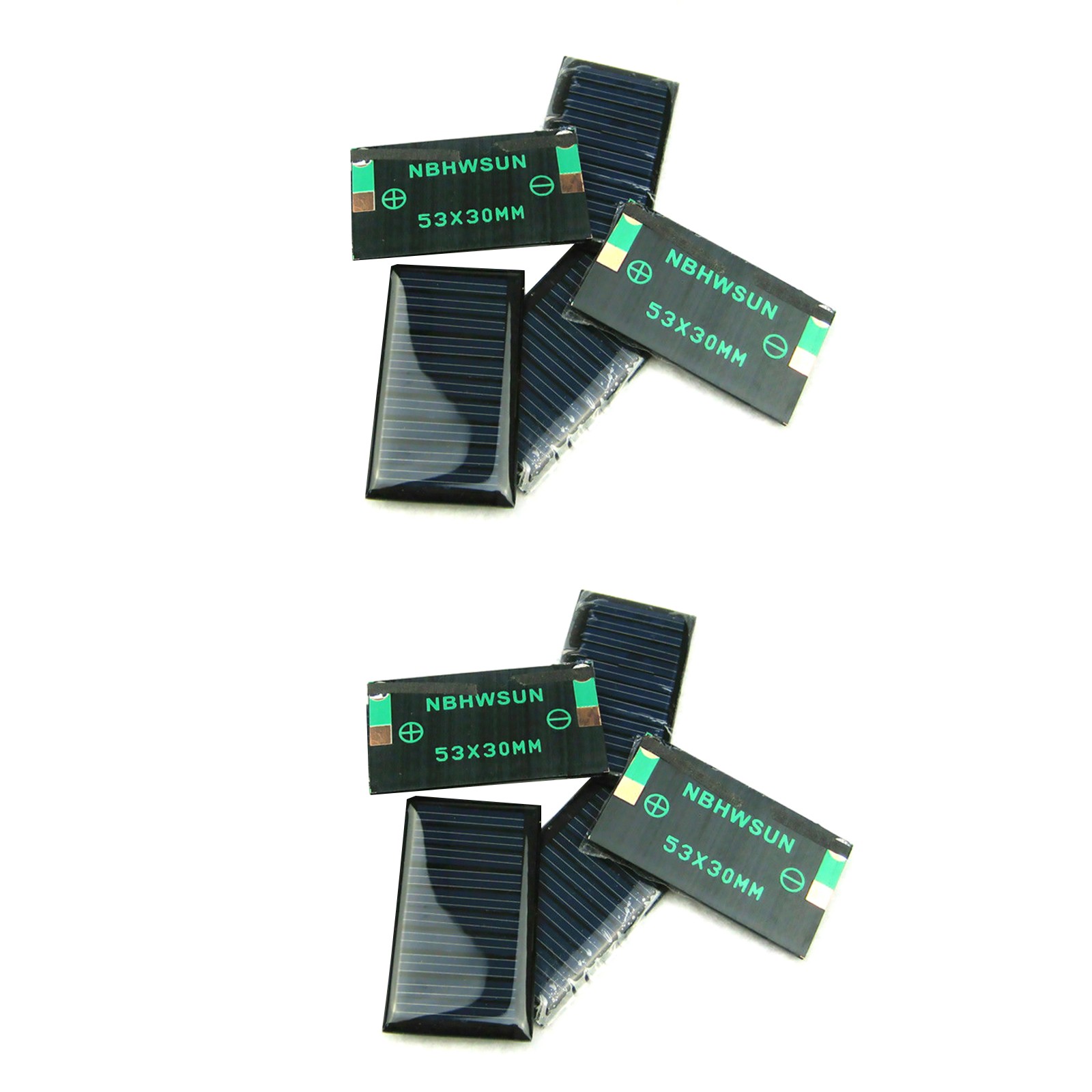 New 10Pcs/Lot DIY Toy 5V 30mA 53X30mm Micro Mini Small Power Solar Cells Panel