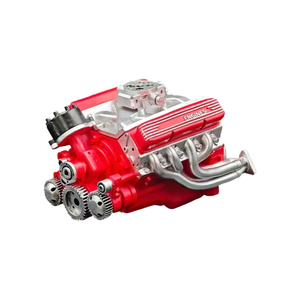 3PK V8 Engine Motorized Model Full Assembly Model Internal Combustion Hobby Gift