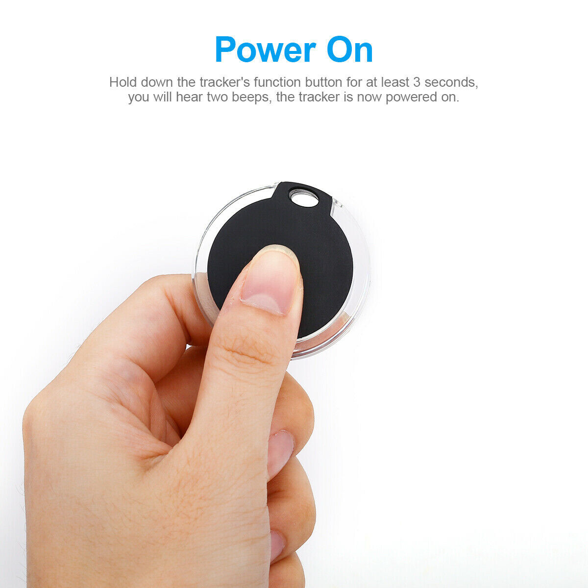 4PCS Mini Bluetooth GPS Locator Finder Tracker Pet Anti-Lost Device Waterproof