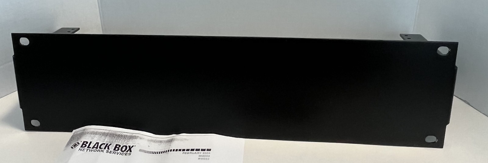 Black Box Network Services RM48 3U Flushmount Mount Black Wall Bracket USA