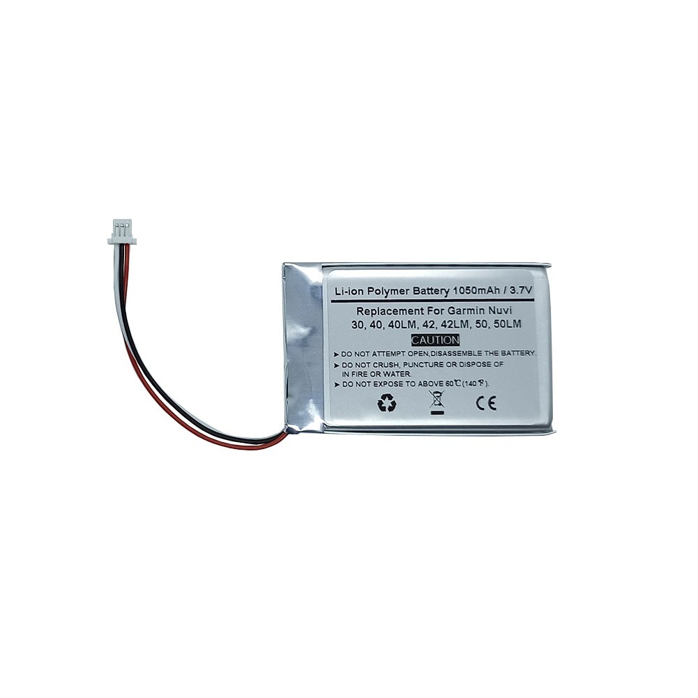 Battery for Garmin Nuvi 30,40,40LM,50,50LM,52,52LM,65,65LM,1390,1390T,1390LMT