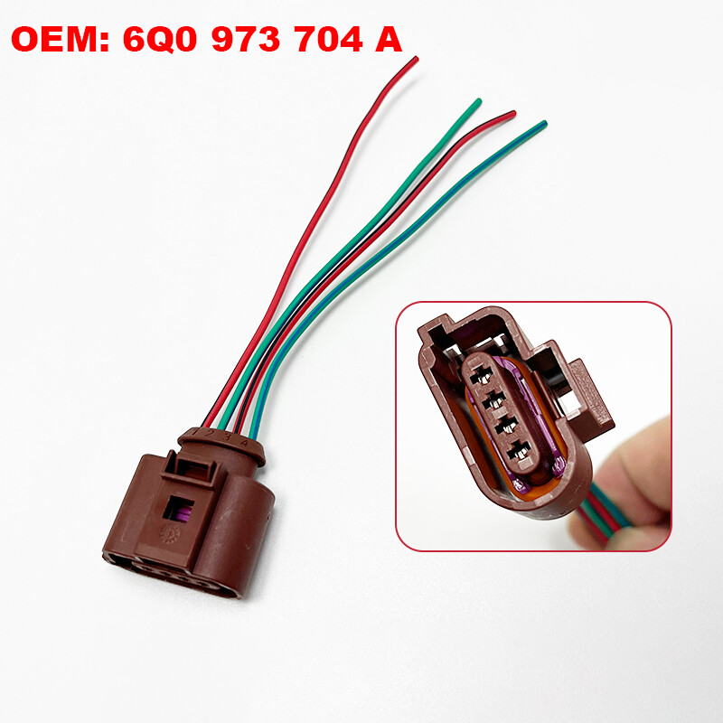 SENSOR PLUG FOR VW AUDI KOSTKA WTYCZKA PLUG WIRING CONNECTOR 6Q0973704A