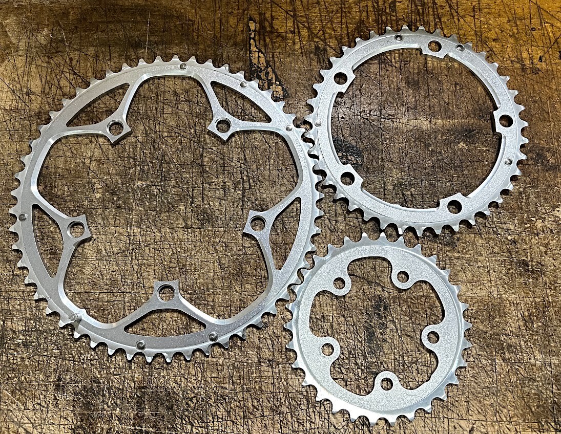 TRIPLE Chainring SET Road Bike Set 53T 39T 30T  - 130/74BCD Shimano FSA Sram NEW