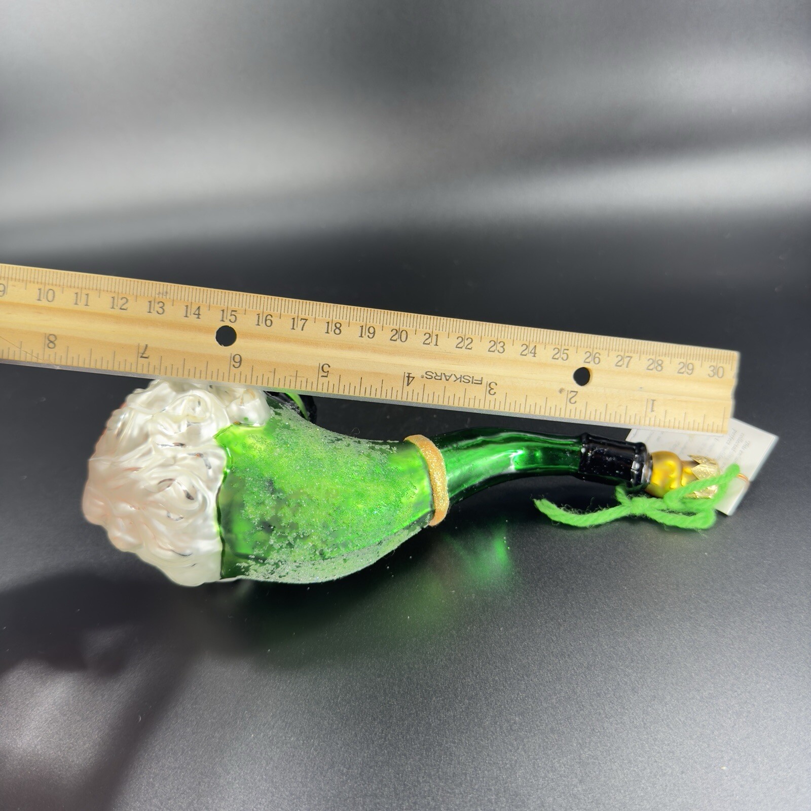 Christopher Radko Lucky Pipe Ornament Leprechaun Irish St Patricks W Sticker