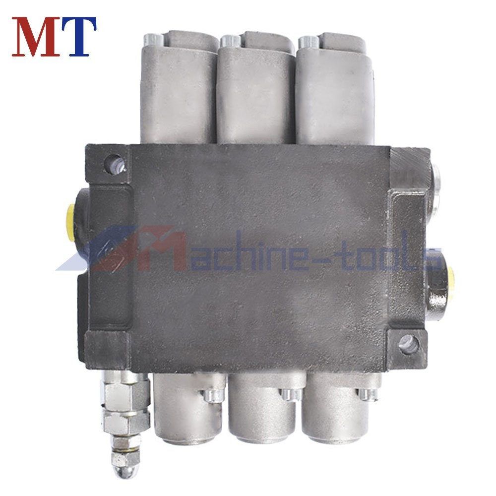 11 GPM Double Acting Adjustable 3-Spool Hydraulic Directional Control Valve