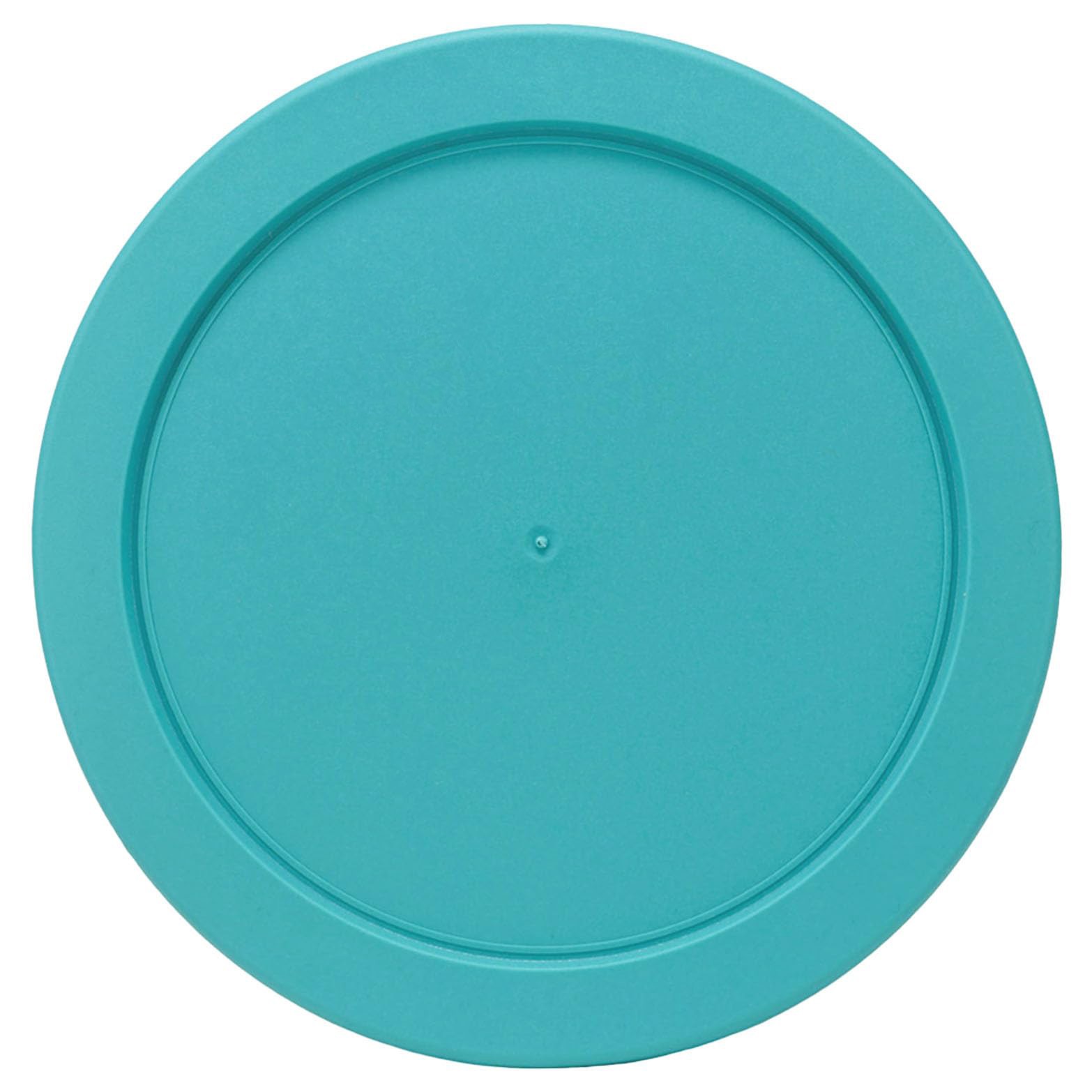 Turquoise Storage Lid, 4 Cup, Round Shape, Green