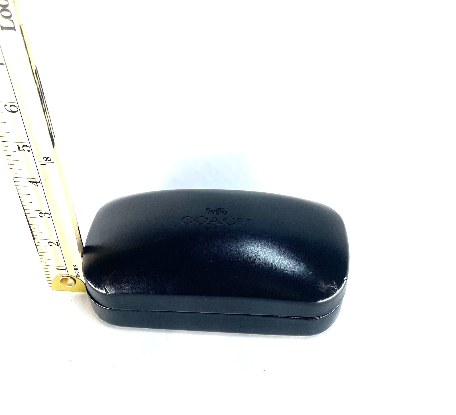 Coach New York Glasses Sunglasses Hard Shell Protective Clam Case Universal