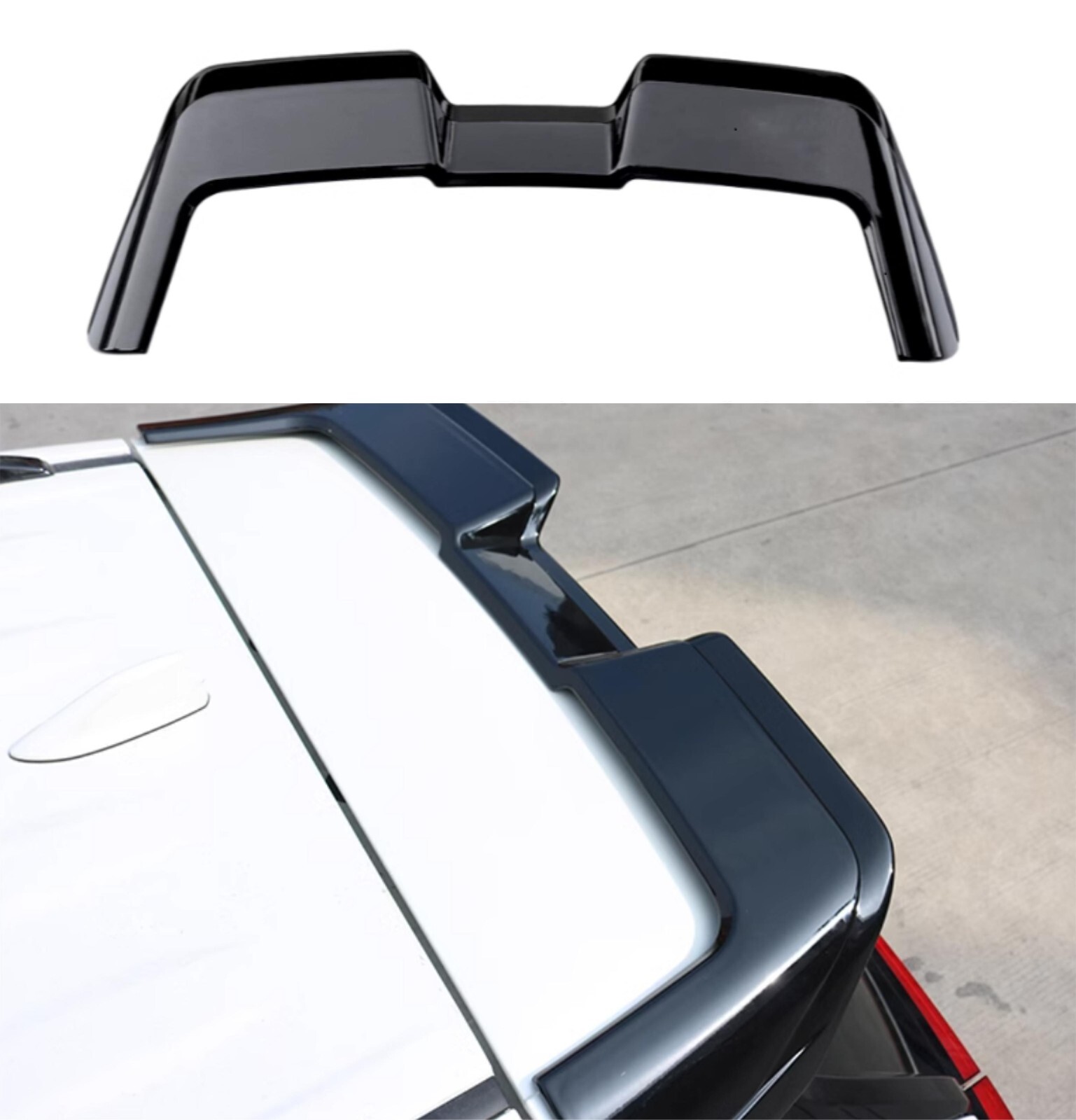 Rear Trunk Roof Spoiler Wing Glossy Black ABS For Toyota RAV4 2019-2023