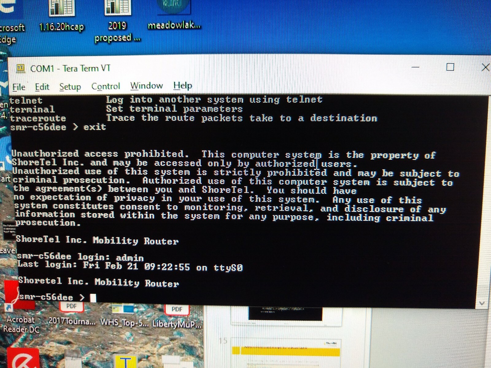 ShoreTel Mobility Router 2000 Reset to Factory Default tested working