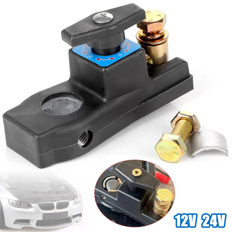 Auto Battery Disconnect Switch Side Post Terminal Car Shut Cut OFF Vehicle 12V