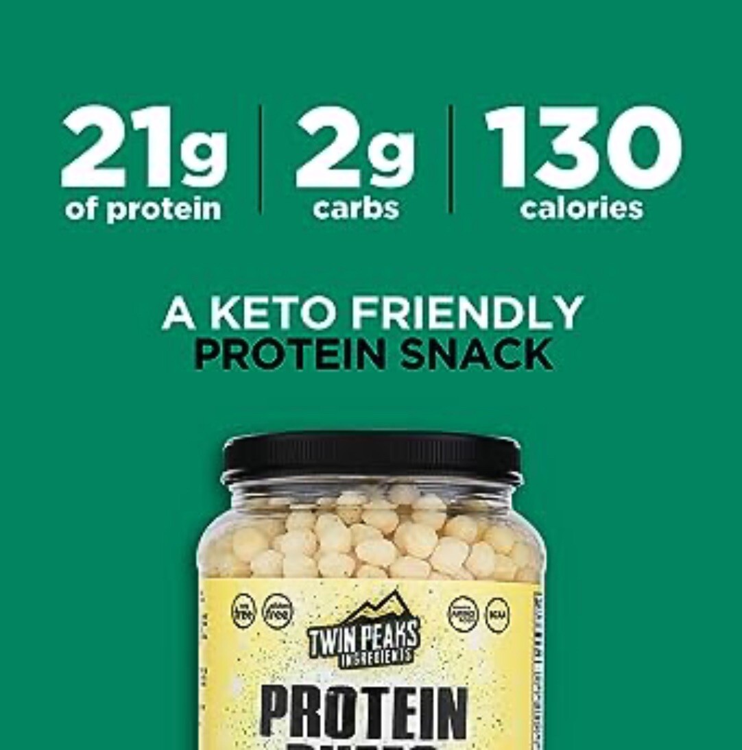 Twin Peaks Low Carb, Keto Friendly Protein Puffs, Sour Cream & Onion