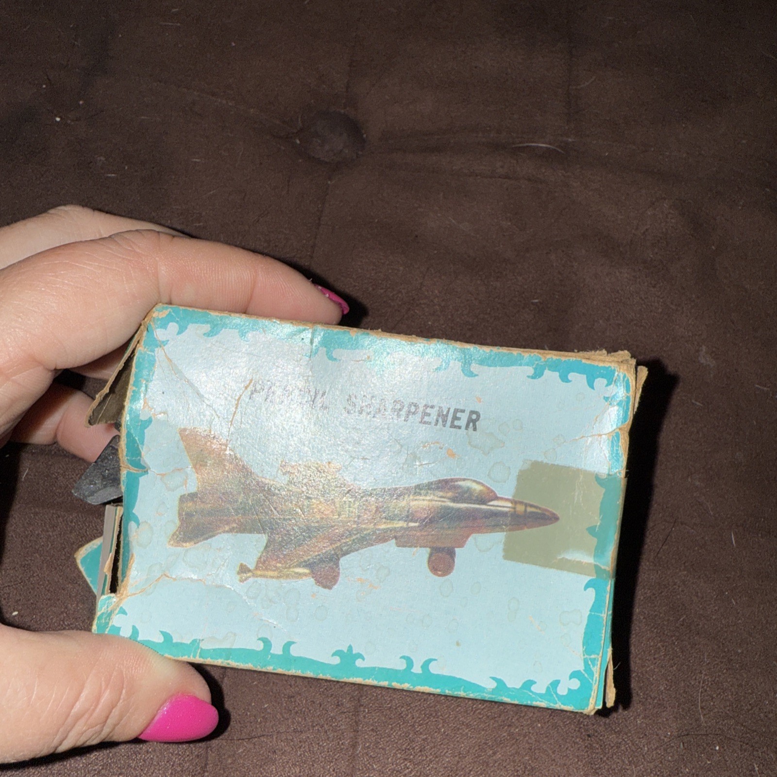 Vintage Mini Fighter  Plane 3 Pencil Sharpener No. 104 b1