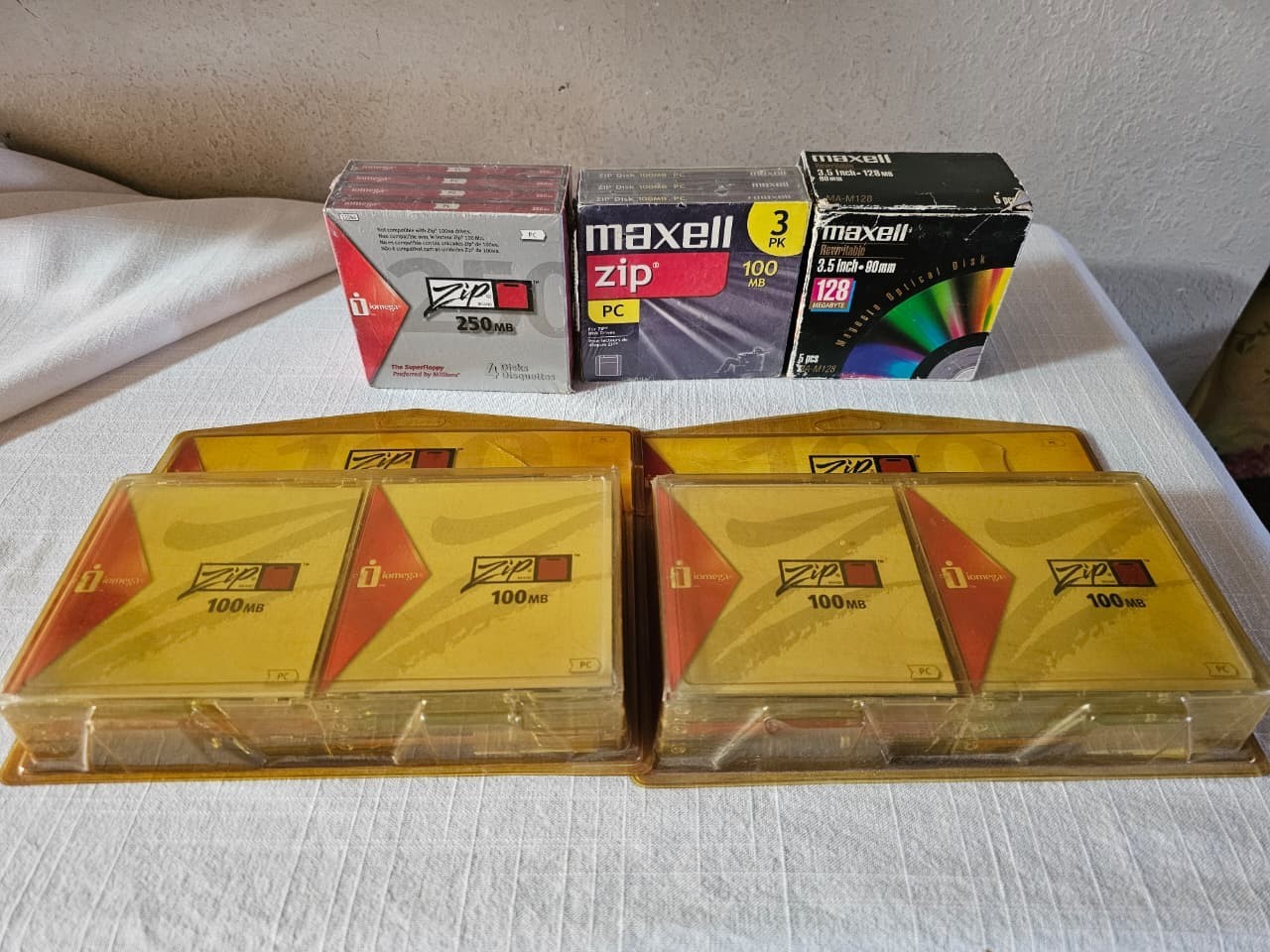 Zip Disk Drives New Sealed LOT 5 Packages