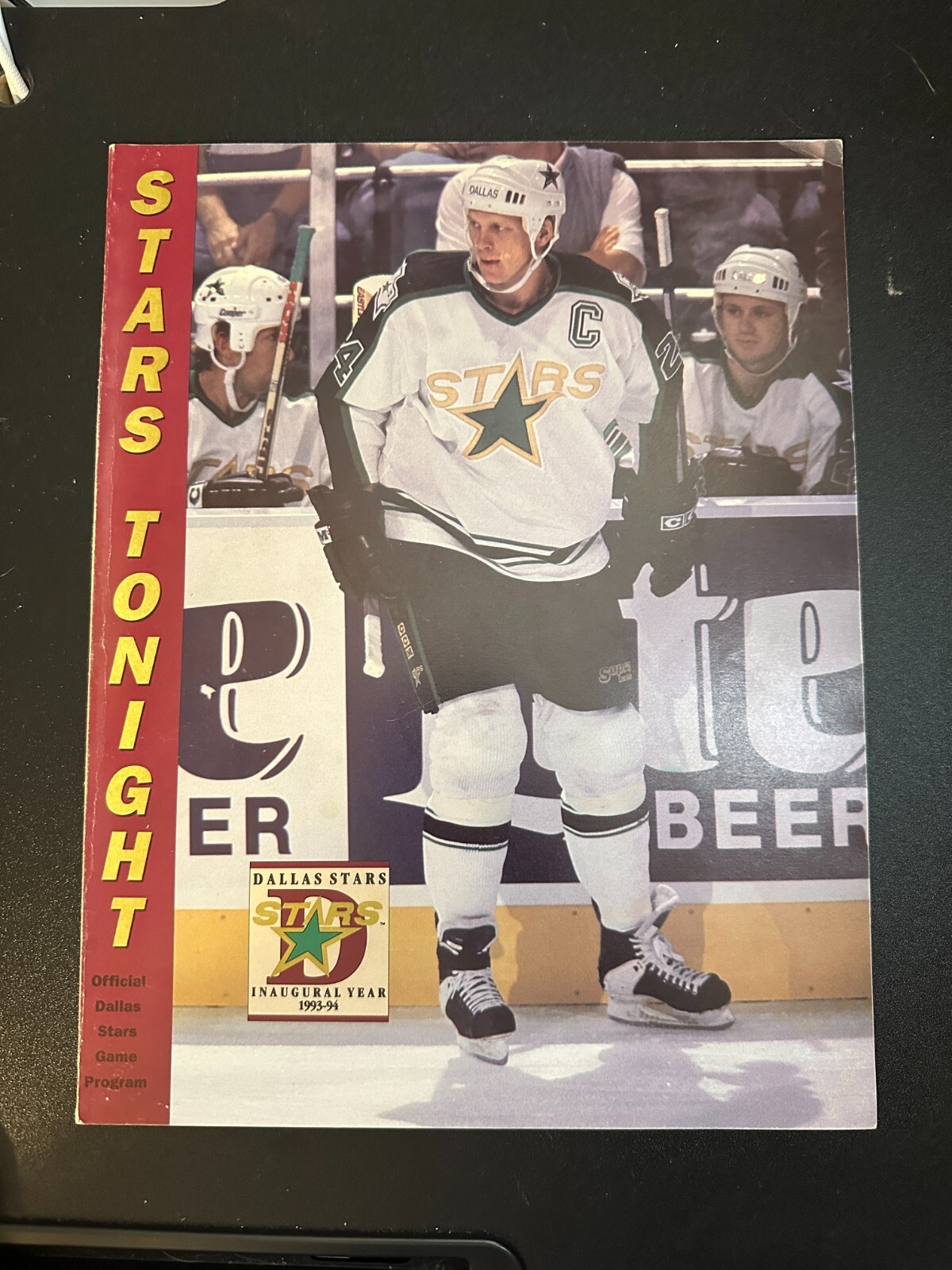Dallas Stars Inaugural Year 1993-94 Tonight Official Game Program 12/27/93 v Det