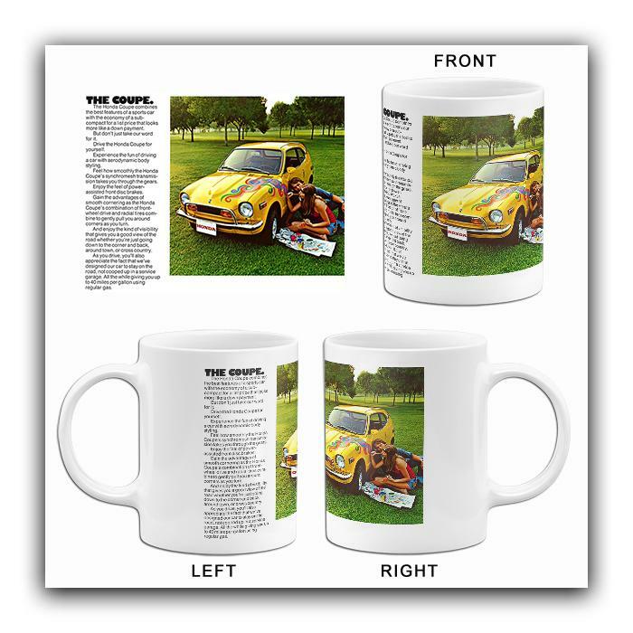 1971 Honda Z600 Coupe - Promotional Advertising Mug