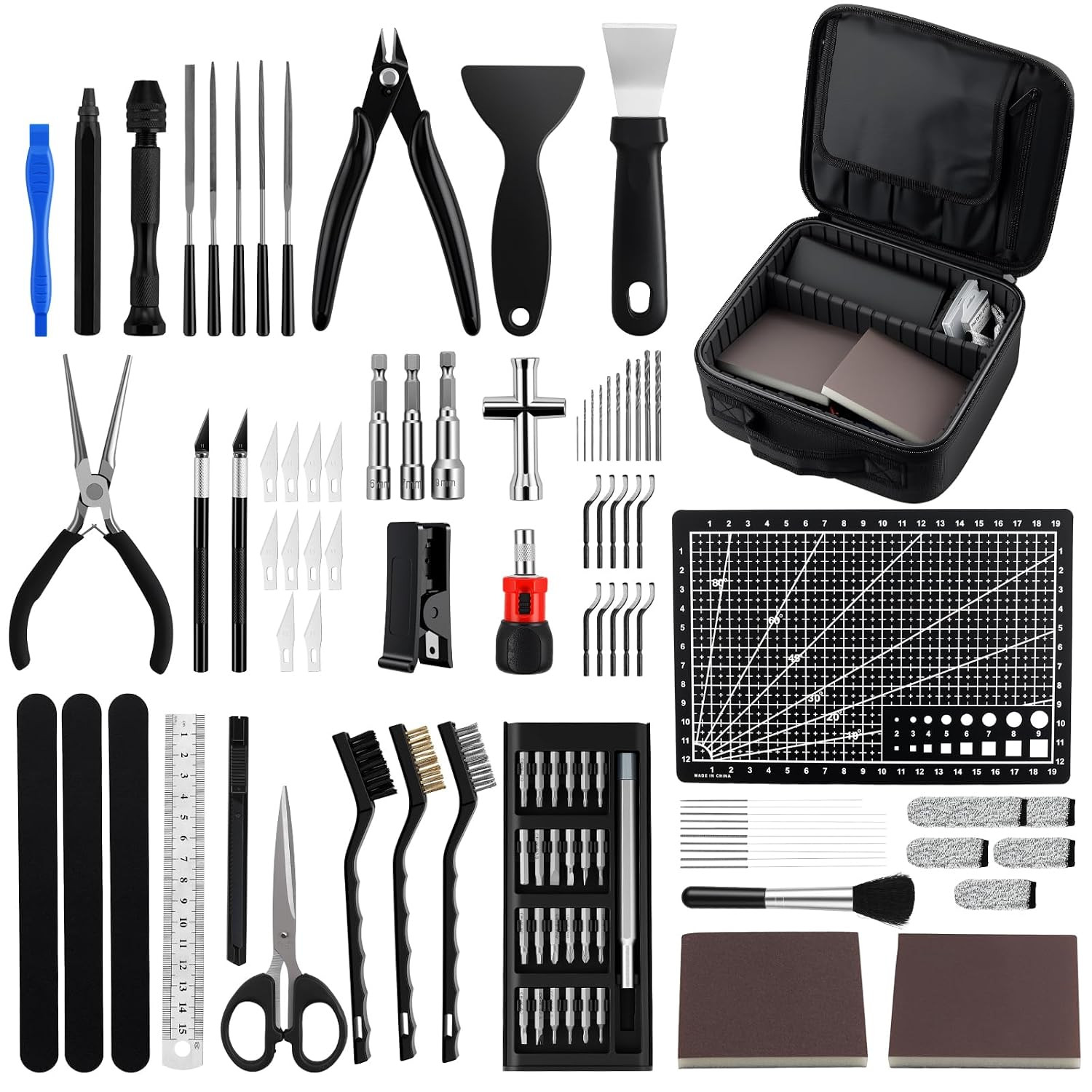 120Pcs 3D Printer Tools Kit with Storage Case, 3D Printer Accessories | with Deb