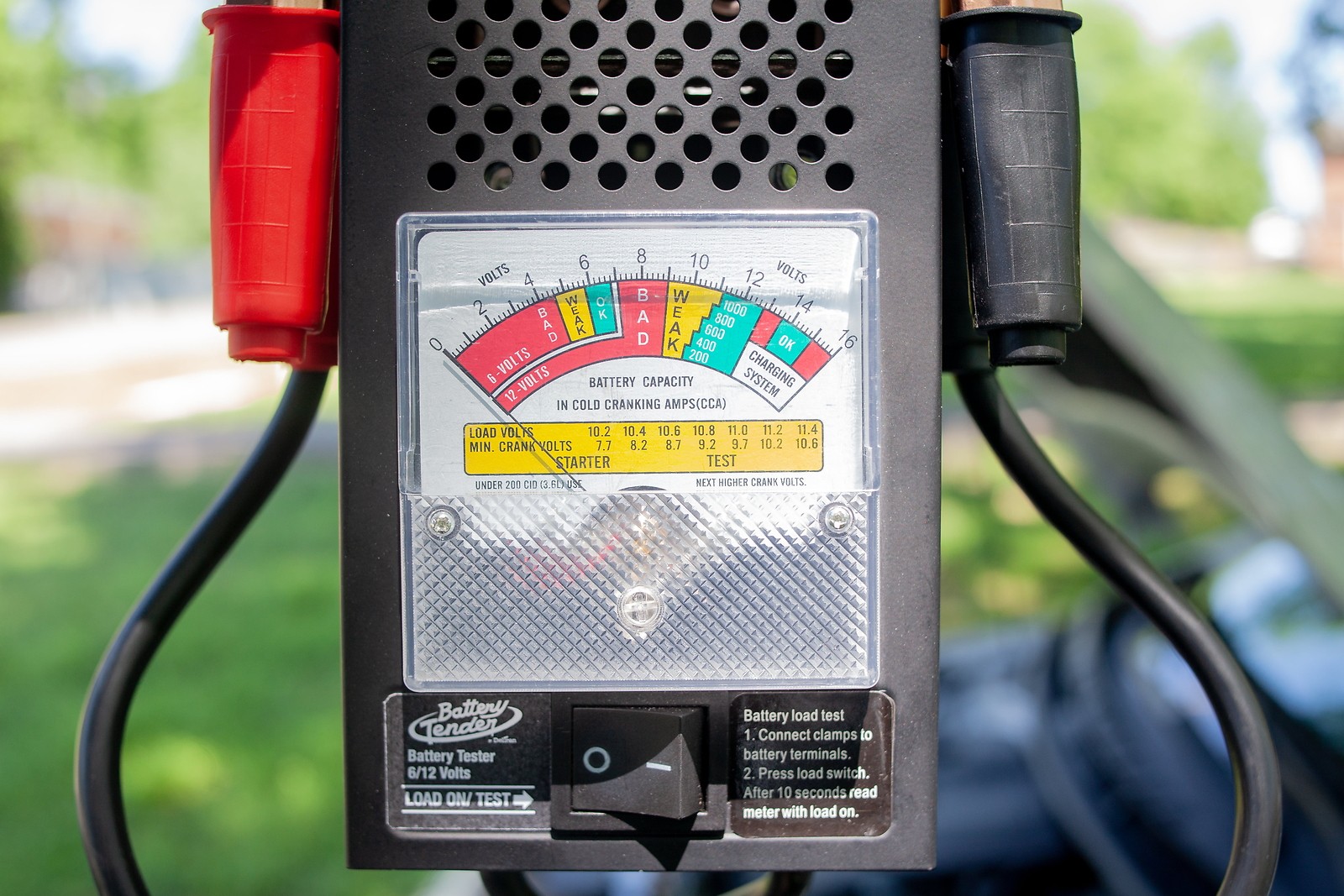 Battery Load Tester Battery Charger 12V at 100 Amp or 6V at 50 Amp Car Truck RVs