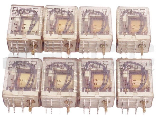 LOT OF 8 SQUARE D RS4-8501 SERIES B RELAY