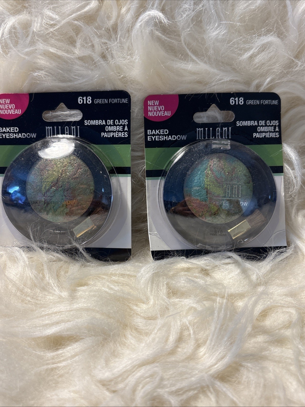 2x Milani Baked Eyeshadow #618 Green Fortune. Sealed