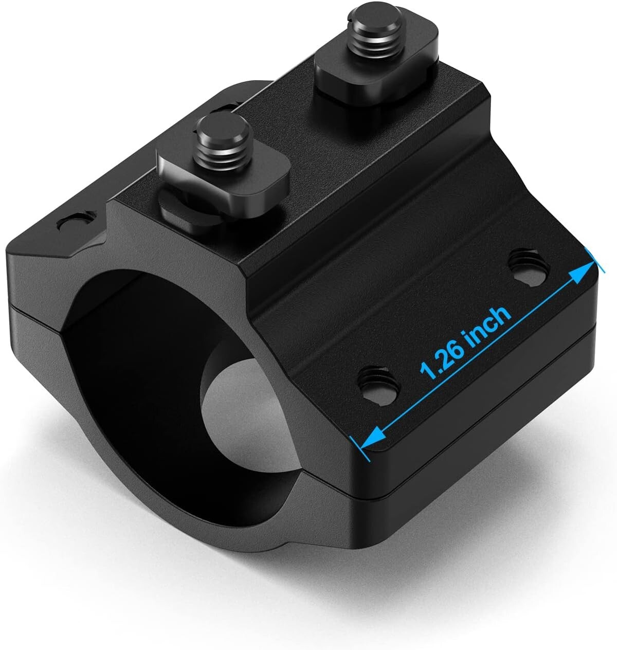 New M-LOK Offset Light Mount 1" Ring Mount for Flashlight Scope Accessories