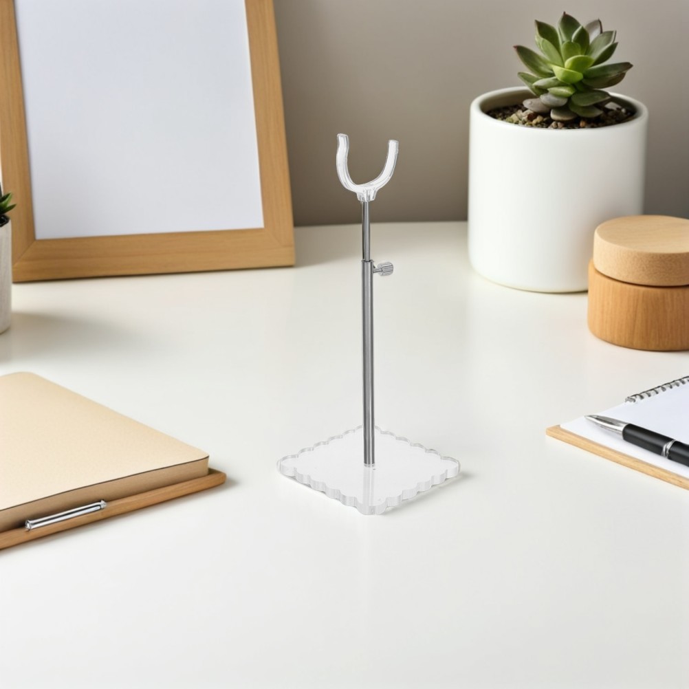 Adjustable Display Stands for Collectibles Acrylic Vertical Base