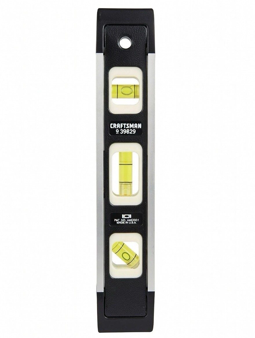 Craftsman 39829 Magnetic Torpedo Level 9 Inch V-Grooved NOS New Old Stock Vtg