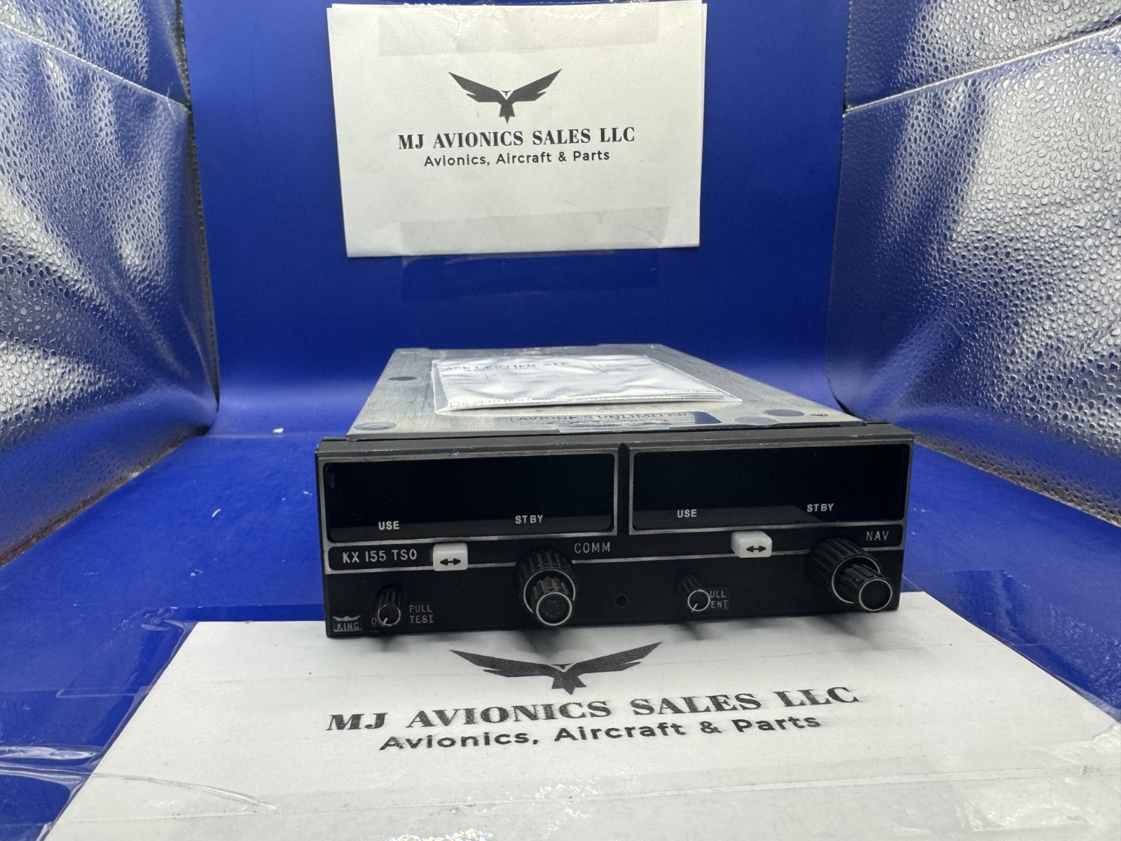 BENDIX/KING KX 155 P/N 069-1024-01  14 VDC WITH GLIDE/SLOPE WITH FAA FORM 8130-3